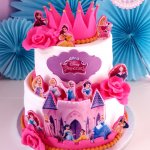 tort zamek księżniczek Disneya